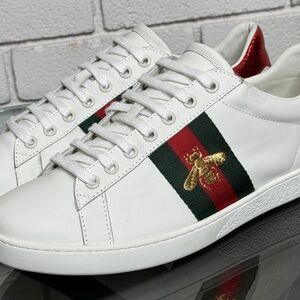 Gucci Ace Bee Sneakers – Men’s Size 10.5 US (EU 44)
